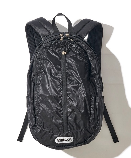 OUTDOOR PRODUCTS(アウトドアプロダクツ)の「【OUTDOOR PRODUCTS / アウトドアプロダクツ】 19L 撥水加工 コーデュラナイロンバックパック(バックパック/リュック・レディース・ブラック・FREE)」の1枚目の写真