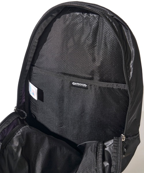 OUTDOOR PRODUCTS(アウトドアプロダクツ)の「【OUTDOOR PRODUCTS / アウトドアプロダクツ】 19L 撥水加工 コーデュラナイロンバックパック(バックパック/リュック・レディース・ブラック・FREE)」の5枚目の写真