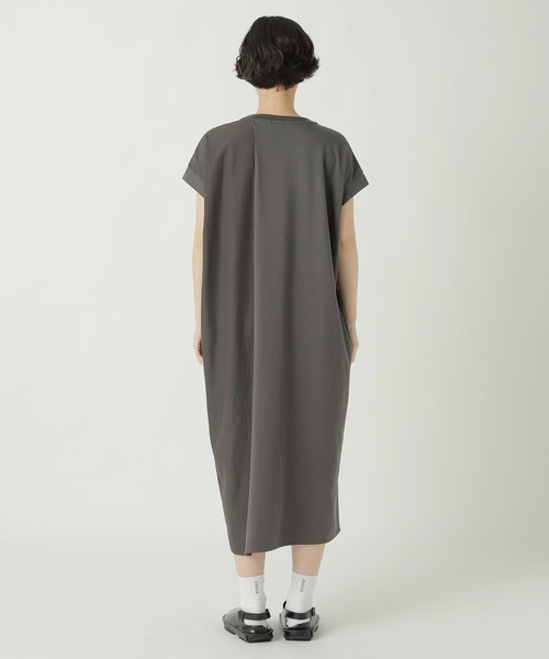 ZUCCa（ズッカ）の「(S)DRAPE DOCKING JERSEY（ワンピース・レディース・ブラック/ダークグレー・M size）」の9枚目の写真