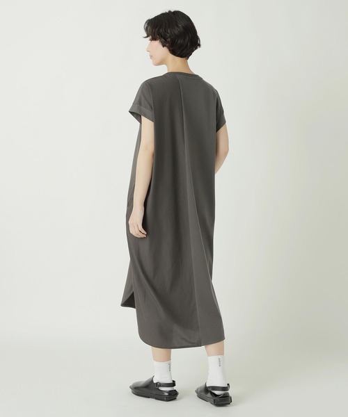 ZUCCa（ズッカ）の「(S)DRAPE DOCKING JERSEY（ワンピース・レディース・ブラック/ダークグレー・M size）」の10枚目の写真