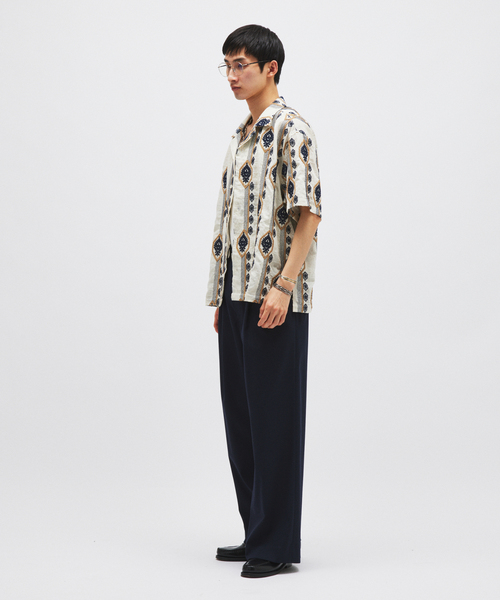 JOURNAL STANDARD(ジャーナルスタンダード)の「チェーン エンブロイダリー 半袖 シャツ(シャツ/ブラウス・メンズ・ホワイト×ホワイト/ネイビー/ホワイト系その他・LARGE/MEDIUM)」の15枚目の写真