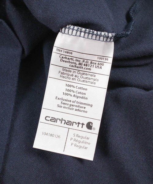 Carhartt(カーハート)の「【T18】【Carhartt/カーハート】HEAVYWEIGHT S/S LOGO CAMO TEE(Tシャツ/カットソー・メンズ・チャコールグレー/グレー/ネイビー・SMALL/MEDIUM/LARGE)」の8枚目の写真
