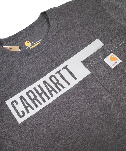 Carhartt(カーハート)の「【T18】【Carhartt/カーハート】HEAVYWEIGHT S/S LOGO CAMO TEE(Tシャツ/カットソー・メンズ・チャコールグレー/グレー/ネイビー・SMALL/MEDIUM/LARGE)」の16枚目の写真