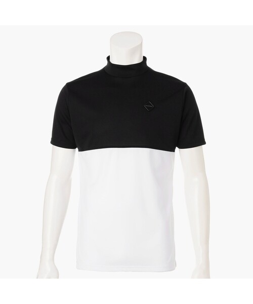 BRIEFING(ブリーフィング)の「【BRIEFING GOLF/ブリーフィングゴルフ】MEN'S BI-COLOR HIGHNECK(Tシャツ/カットソー・メンズ・ブラック/チャコール/ネイビー/グリーン系その他2・L/M/XL)」の1枚目の写真