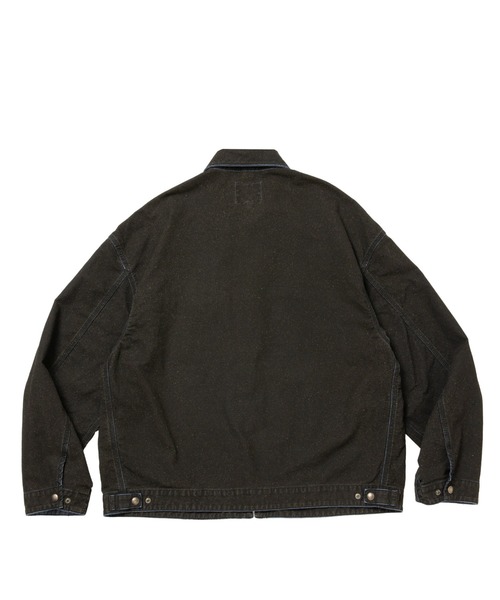 COOTIE PRODUCTIONS（クーティープロダクションズ）の「Grainy Denim Work Jacket（デニムジャケット・メンズ・ブラック系その他・X-LARGE/SMALL）」の6枚目の写真