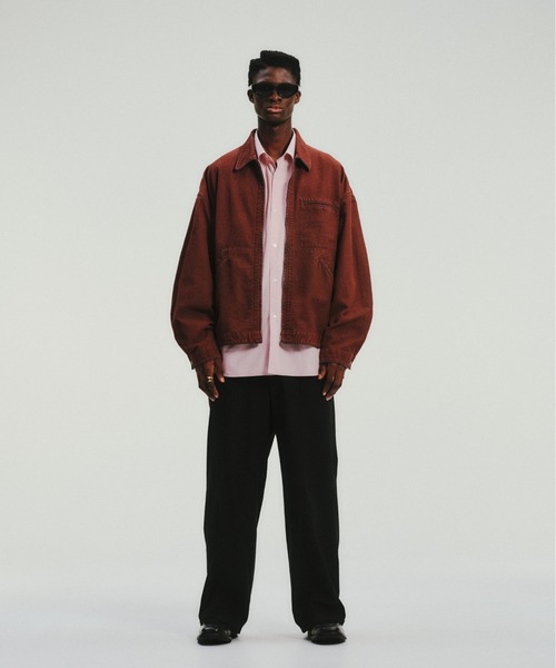 COOTIE PRODUCTIONS（クーティープロダクションズ）の「Grainy Denim Work Jacket（デニムジャケット・メンズ・ブラック系その他・X-LARGE/SMALL）」の2枚目の写真