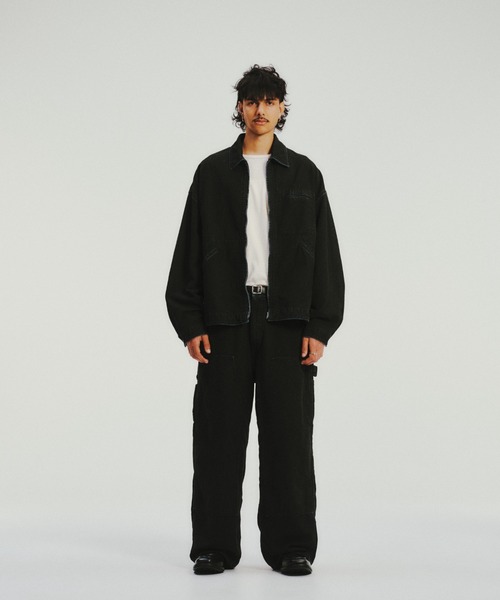 COOTIE PRODUCTIONS（クーティープロダクションズ）の「Grainy Denim Work Jacket（デニムジャケット・メンズ・ブラック系その他・X-LARGE/SMALL）」の3枚目の写真