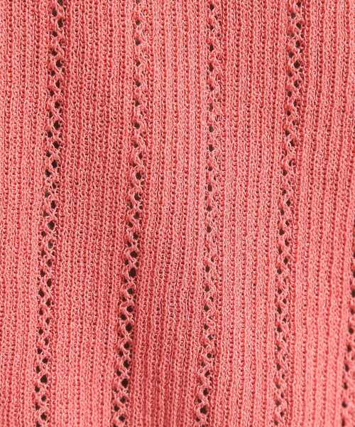 ITS'DEMO（イッツデモ）の「【手洗い可】透かし編みカーディガン（カーディガン/ボレロ・レディース・サックスブルー/ブラック/アイボリー/ピンク系・00）」の16枚目の写真