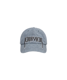 AJOBYAJO（アジョバイアジョ）の「Arch Logo Denim Cap [SKY BLUE]（キャップ）」