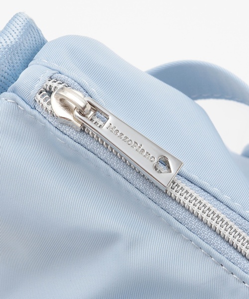 mezzo piano Junior（メゾピアノジュニア）の「キラキラポーチつきフラップリボンショルダー（バックパック/リュック・キッズ・ライトブルー/シルバー・F）」の5枚目の写真