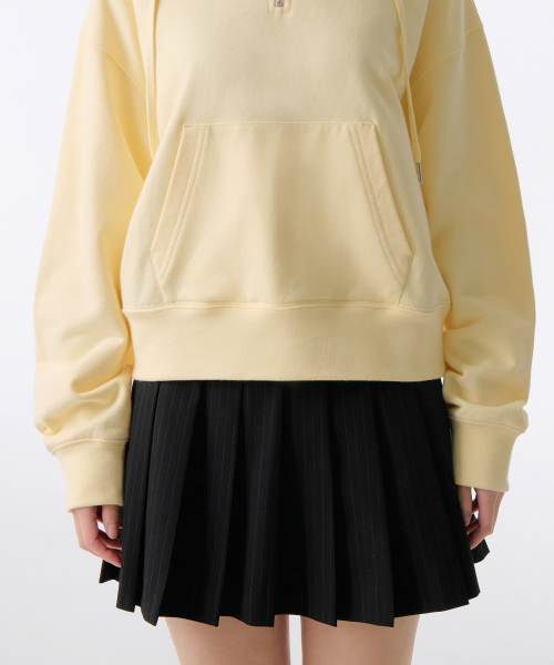 MUSINSA STANDARD WOMAN（ムシンサスタンダードウーマン）の「ウィメンズリラックスドストリングハーフジップスウェットシャツ[レモン]（スウェット・レディース・その他・MEDIUM/LARGE/SMALL/X-SMALL）」の3枚目の写真