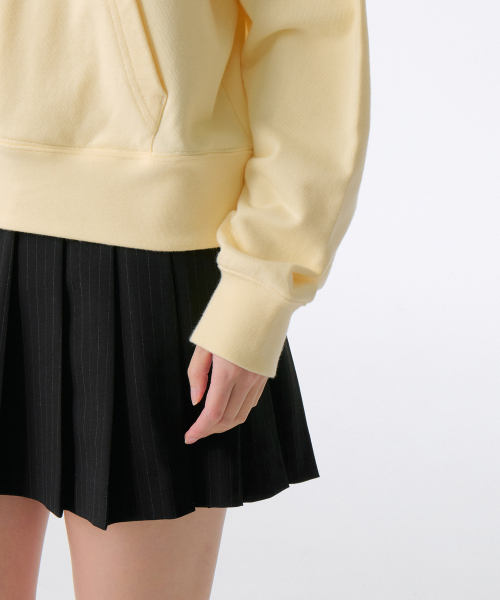 MUSINSA STANDARD WOMAN（ムシンサスタンダードウーマン）の「ウィメンズリラックスドストリングハーフジップスウェットシャツ[レモン]（スウェット・レディース・その他・MEDIUM/LARGE/SMALL/X-SMALL）」の2枚目の写真