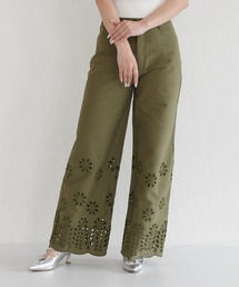 31 Sons de mode | カットワークデニムワイドパンツ(デニムパンツ)