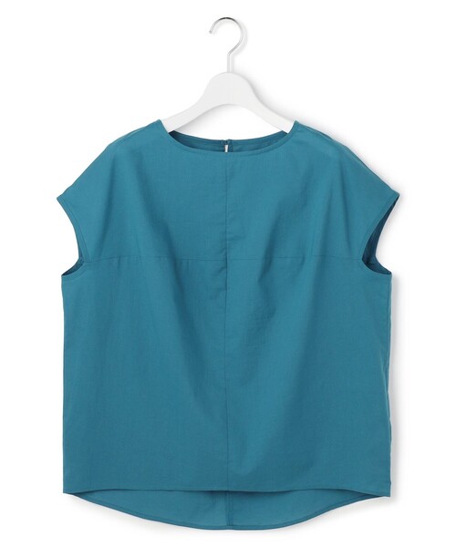 J.PRESS YORK STREET（ジェイプレスヨークストリート）の「【WOMEN】コットンドロップショルダー ブラウス（シャツ/ブラウス・レディース・オレンジ系/ダルブルー系/ブラウン系/グレー系/ネイビー系・F）」の4枚目の写真