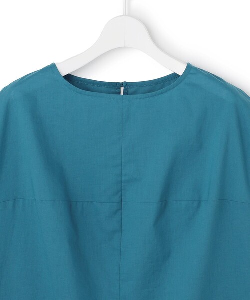 J.PRESS YORK STREET（ジェイプレスヨークストリート）の「【WOMEN】コットンドロップショルダー ブラウス（シャツ/ブラウス・レディース・オレンジ系/ダルブルー系/ブラウン系/グレー系/ネイビー系・F）」の7枚目の写真