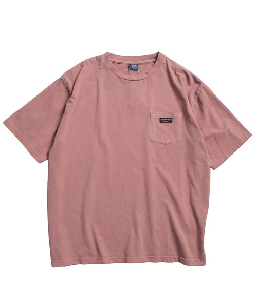 GERRY(ジェリー)の「GERRY (ジェリー) Tシャツ 半袖 綿100% 天竺生地 胸ポケット ブランドロゴ ヴィンテージ加工 クルーネック カットソー GE26SU05 ユニセックス(Tシャツ/カットソー・メンズ・アイボリー/ブラック/ブルー/ピンク・L/M/LL)」の4枚目の写真