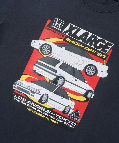 XLARGE(エクストララージ)の「XLARGE×Honda SHOWOFF S/S TEE(Tシャツ/カットソー・メンズ・チャコール/ホワイト・XL/L/M/S)」の4枚目の写真
