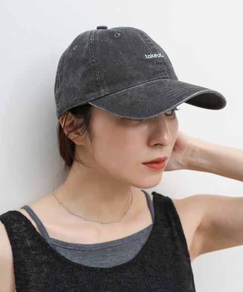 select MOCA(セレクトモカ)の「シンプルロゴキャップ(キャップ・レディース・ベージュ/ブラック・FREE)」の2枚目の写真