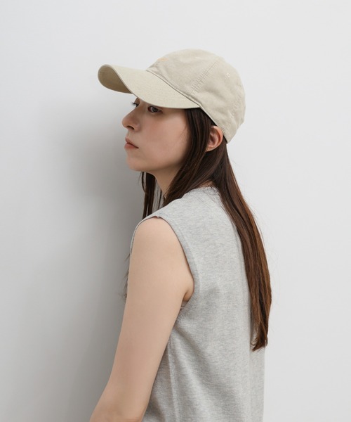 select MOCA(セレクトモカ)の「シンプルロゴキャップ(キャップ・レディース・ベージュ/ブラック・FREE)」の11枚目の写真