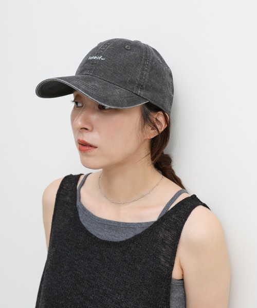 select MOCA(セレクトモカ)の「シンプルロゴキャップ(キャップ・レディース・ベージュ/ブラック・FREE)」の14枚目の写真