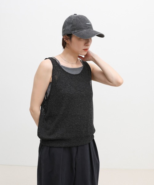 select MOCA(セレクトモカ)の「シンプルロゴキャップ(キャップ・レディース・ベージュ/ブラック・FREE)」の18枚目の写真