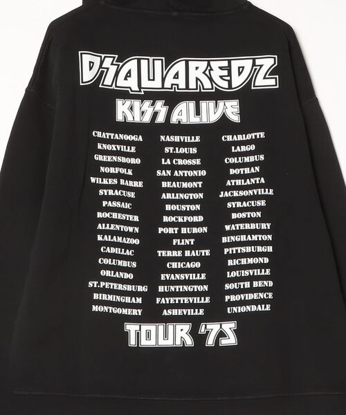 セール】Kiss x D2 Relax Fit Hoodie/0252（パーカー）｜DSQUARED2