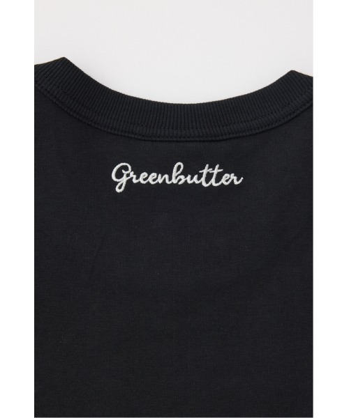 GREEN BUTTER(グリーンバター)の「Heart Applique Tシャツ(Tシャツ/カットソー・レディース・ブラック/ブラウン・LARGE)」の6枚目の写真