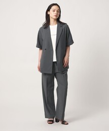 A DAY IN THE LIFE UNITED ARROWS | タック イージーワイドパンツ ‐セットアップ対応・ウォッシャブル‐ <A DAY IN THE LIFE>(その他パンツ)