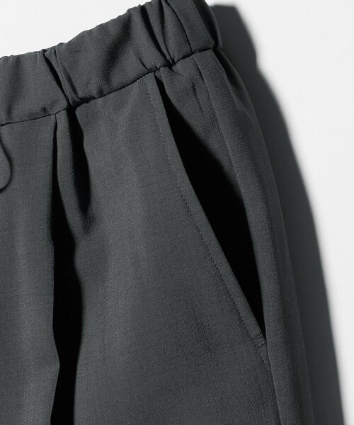 A DAY IN THE LIFE UNITED ARROWS(アデイインザライフユナイテッドアローズ)の「タック イージーワイドパンツ ‐セットアップ対応・ウォッシャブル‐ <A DAY IN THE LIFE>(その他パンツ・レディース・ネイビー/ダークグレー/ナチュラル/その他1・FREE)」の15枚目の写真