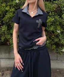 sedacle（セダクル）の「レイヤードスキッパーポンチTEE（Tシャツ/カットソー）」