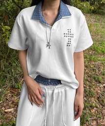 sedacle（セダクル）の「レイヤードスキッパーポンチTEE（Tシャツ/カットソー）」