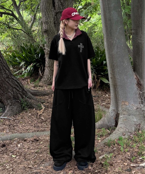 sedacle(セダクル)の「レイヤードスキッパーポンチTEE(Tシャツ/カットソー・レディース・オフホワイト/ブラック系その他/ブラック/ネイビー・X-SMALL/MEDIUM/LARGE)」の15枚目の写真