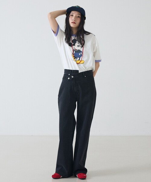 ABAHOUSE(アバハウス)の「【JACKSON MATISSE / ジャクソン マティス】Mickey Mouse Ringer Tee / ミッキーマウス リンガーTシャツ(Tシャツ/カットソー・メンズ・グレー/ホワイト・M/L)」の13枚目の写真