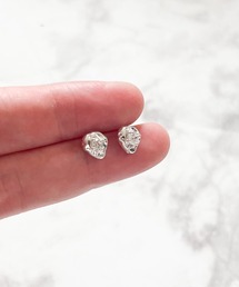 YU-KA:ジルコニアハート スタッドミニピアス Zirconia heart stud mini earrings
