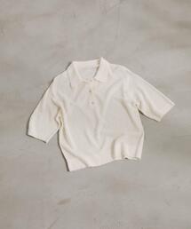 URBAN RESEARCH DOORS | Acetate Mix Collared Knit(ニット/セーター)
