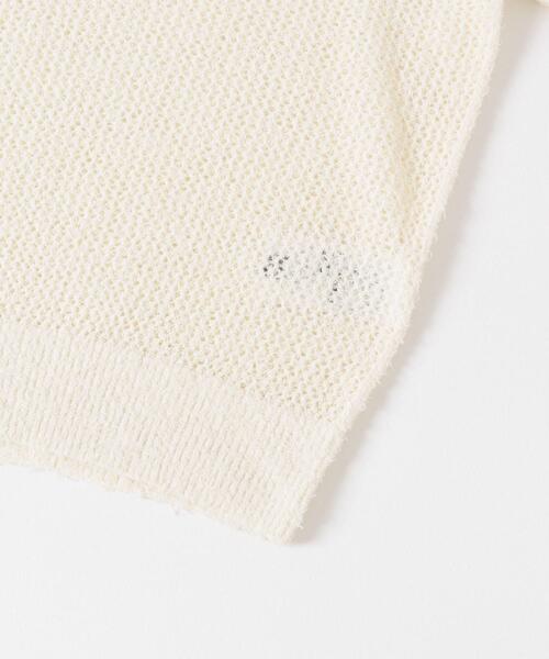 URBAN RESEARCH DOORS(アーバンリサーチドアーズ)の「Acetate Mix Collared Knit(ニット/セーター・レディース・ブラック/ナチュラル・FREE)」の5枚目の写真