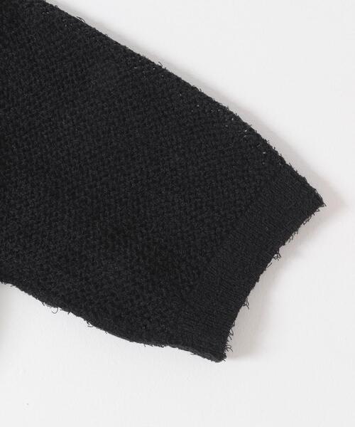 URBAN RESEARCH DOORS(アーバンリサーチドアーズ)の「Acetate Mix Collared Knit(ニット/セーター・レディース・ブラック/ナチュラル・FREE)」の14枚目の写真