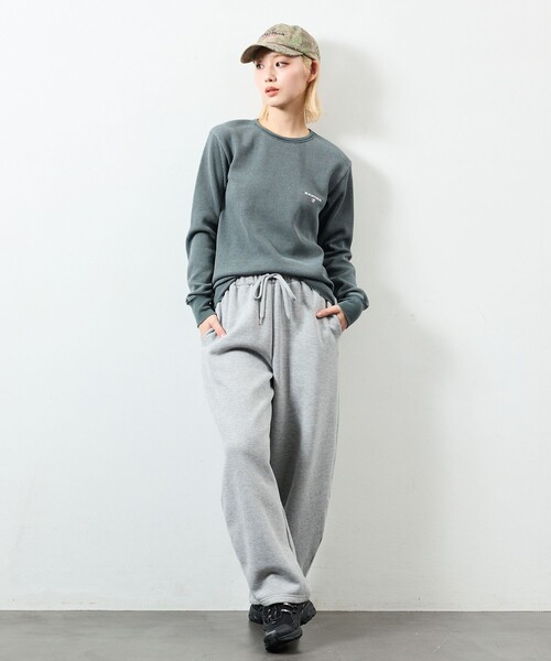 NAUTICA(ノーティカ)の「NAUTICA/ノーティカ Essentials タイトフィット L/S クルーネック ワッフル ピグメントTシャツ(Tシャツ/カットソー・メンズ・チャコールグレー/ネイビー/オリーブ・LARGE/MEDIUM/SMALL)」の11枚目の写真