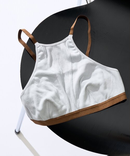 overneath(オーバーニース)の「【OVERNEATH】Bra067(キャミソール・レディース・グリーン/ライトグレー・MEDIUM/SMALL)」の2枚目の写真
