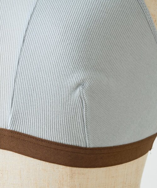 overneath(オーバーニース)の「【OVERNEATH】Bra067(キャミソール・レディース・グリーン/ライトグレー・MEDIUM/SMALL)」の5枚目の写真