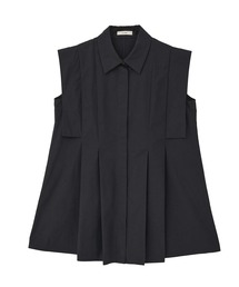 CLANE（クラネ）の「【CLANE/クラネ】PANELL PLEAT SQUARE SLEEVE SHIRTS/パネルプリーツスクエアスリーブシャツ（シャツ/ブラウス）」