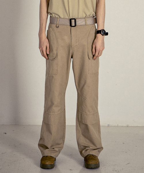 EULER(ユーラ)の「3Dフィールドパンツ(デザートベージュ)(その他パンツ・メンズ・サンドベージュ・MEDIUM/LARGE)」の1枚目の写真