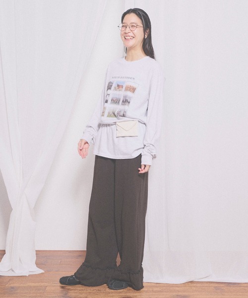 fig London(フィグロンドン)の「deco sweat pants(その他パンツ・レディース・ダークブラウン/グレー・FREE)」の22枚目の写真