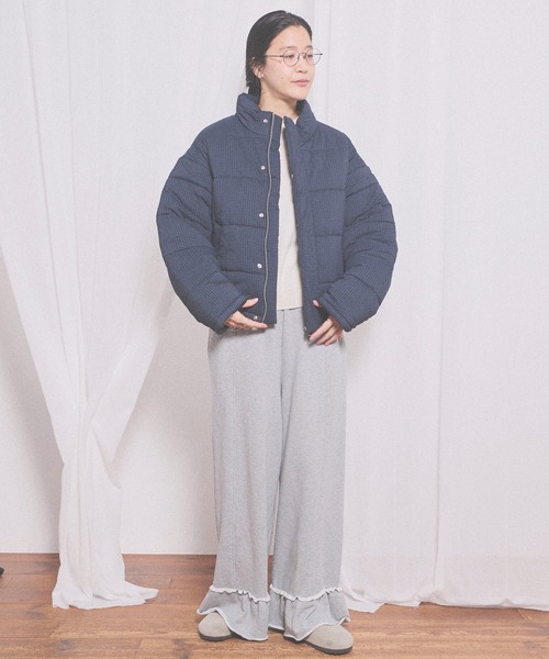 fig London(フィグロンドン)の「deco sweat pants(その他パンツ・レディース・ダークブラウン/グレー・FREE)」の12枚目の写真