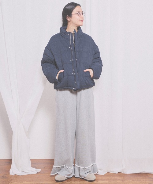 fig London(フィグロンドン)の「deco sweat pants(その他パンツ・レディース・ダークブラウン/グレー・FREE)」の4枚目の写真