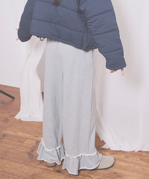fig London(フィグロンドン)の「deco sweat pants(その他パンツ・レディース・ダークブラウン/グレー・FREE)」の20枚目の写真