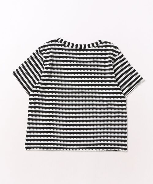 NEEDLE WORKS（ニードルワークス）の「ジャガードミニTシャツ（Tシャツ/カットソー・キッズ・グリーン/ブラック・140cm/150cm/130cm）」の3枚目の写真