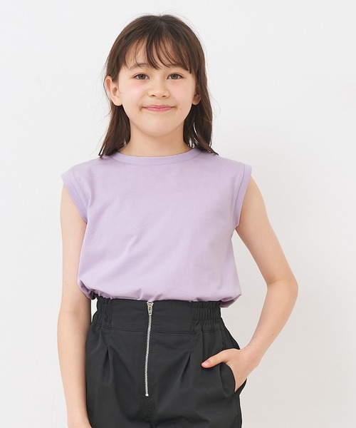 coca(coca)(コカ)の「キッズ クルーネックタンクトップ(タンクトップ・キッズ・アイボリー/チャコール/ライトグリーン/パープル・120/130/140/150)」の17枚目の写真