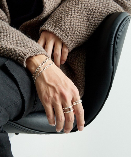 XOLO（ショロ）の「【WEB先行予約】[XOLO JEWELRY/ショロジュエリー] FIGARO LINK シルバーブレスレット 6MM（ブレスレット・メンズ・シルバー・19）」の6枚目の写真