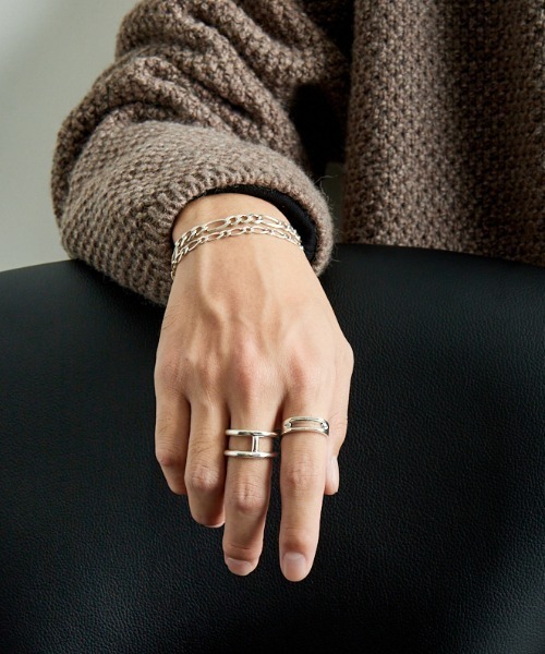 XOLO（ショロ）の「【WEB先行予約】[XOLO JEWELRY/ショロジュエリー] FIGARO LINK シルバーブレスレット 6MM（ブレスレット・メンズ・シルバー・19）」の7枚目の写真